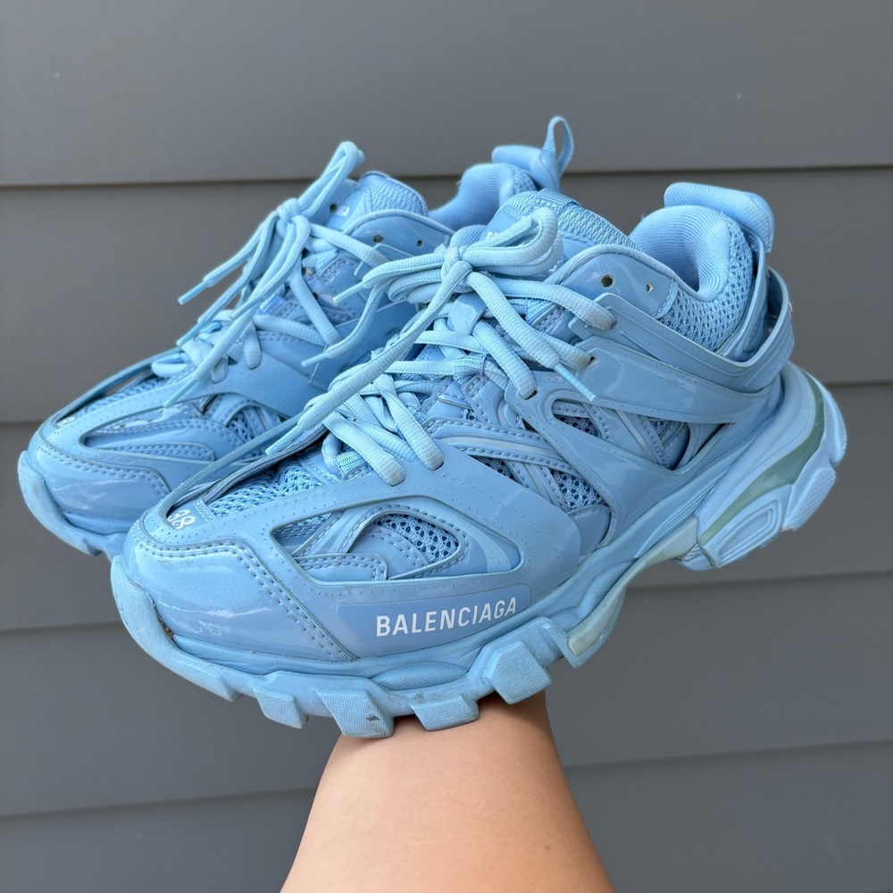 Balenciaga Track ‘Metallic Light Blue’ Women’s Size 8